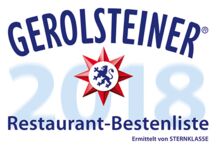 Gerolsteiner Restaurant-Bestenliste 2018